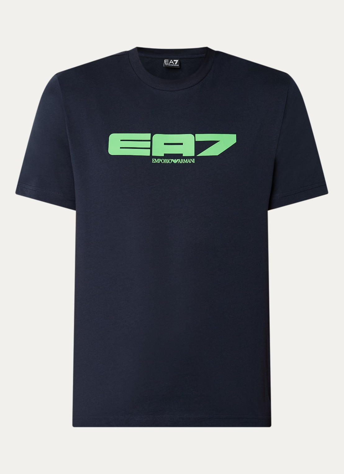 Armani T-shirt met logo - voorkant 2 donkerblauw