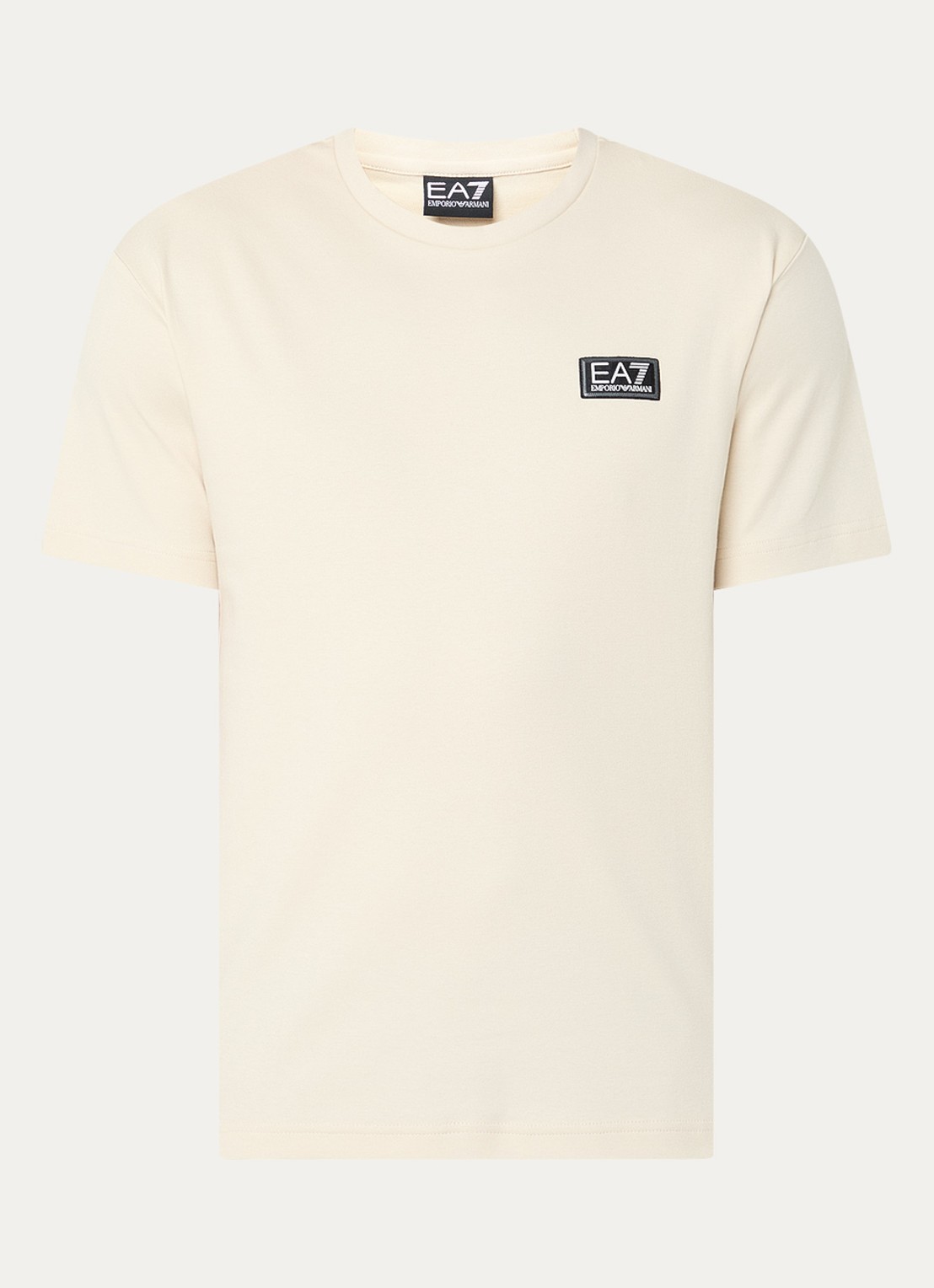 Armani T-shirt met logo - voorkant 3 beige