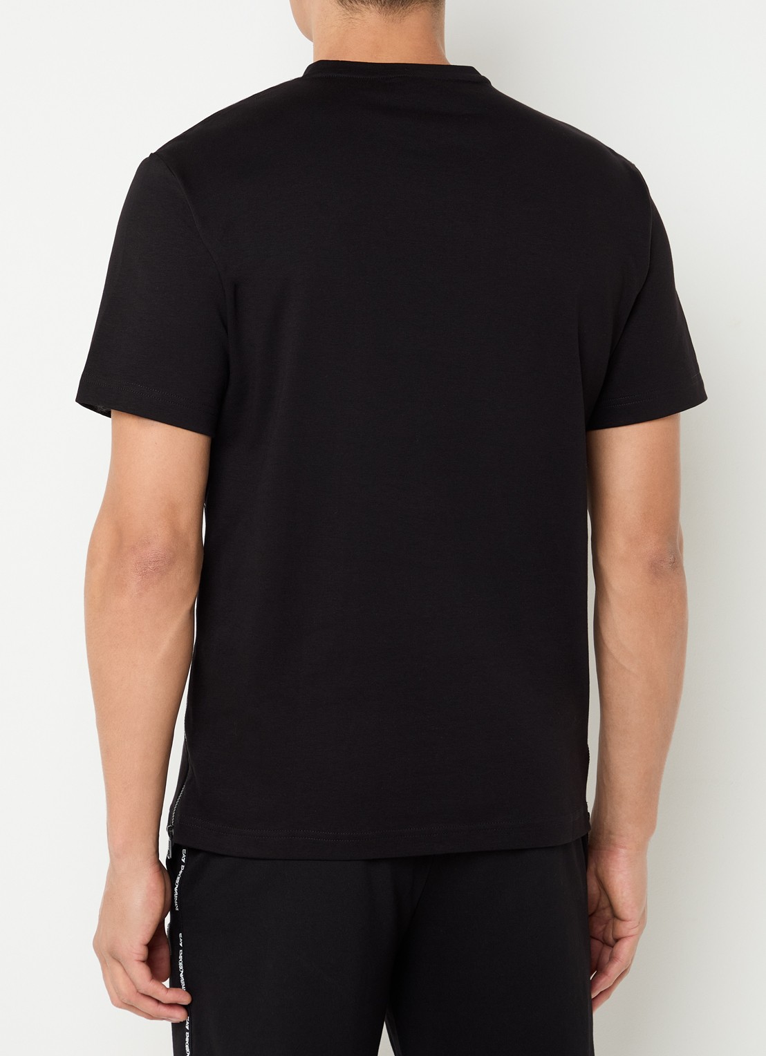 Armani T-shirt met logo - achterkant 4 zwart
