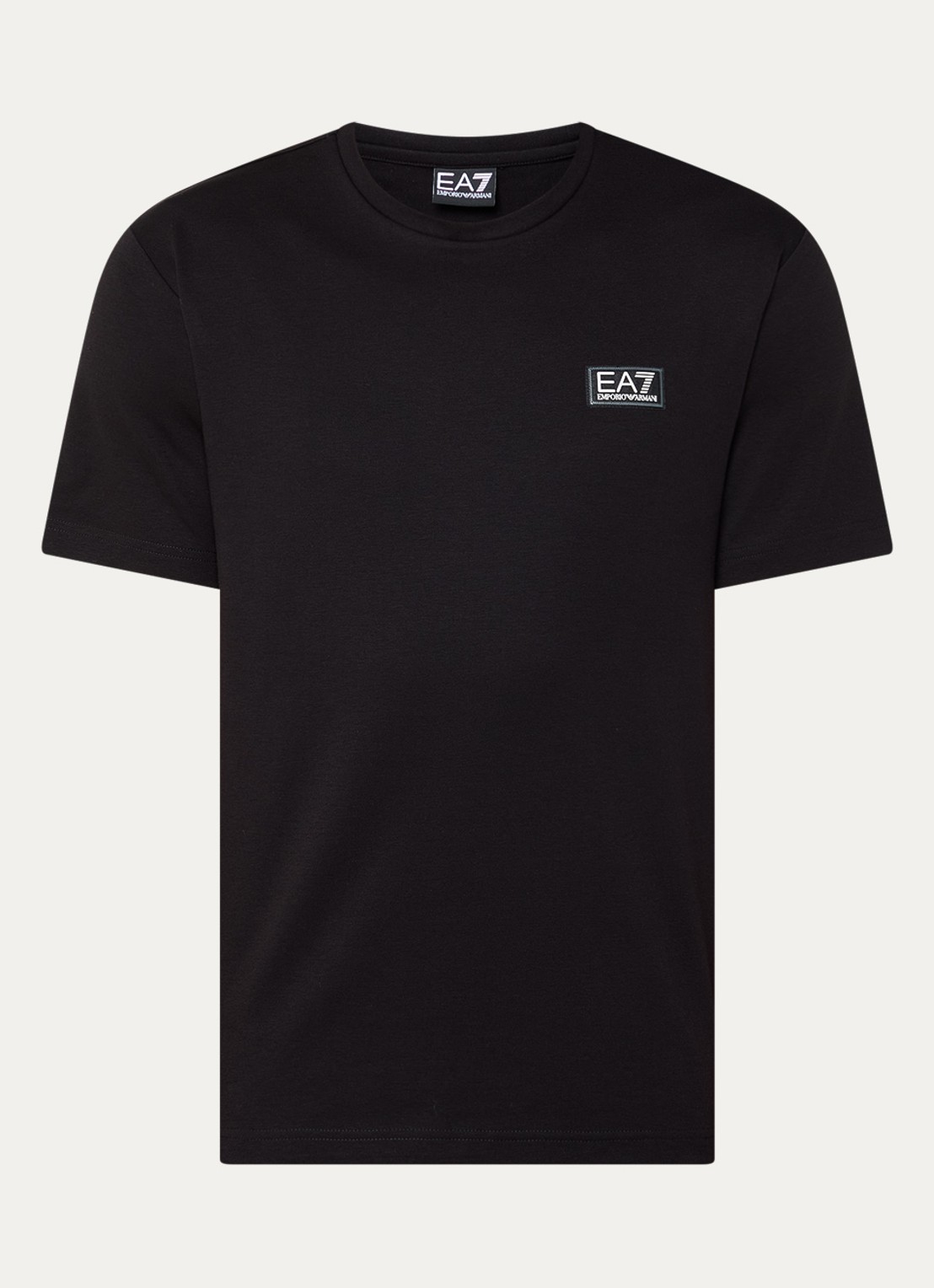 Armani T-shirt met logo - voorkant 2 zwart