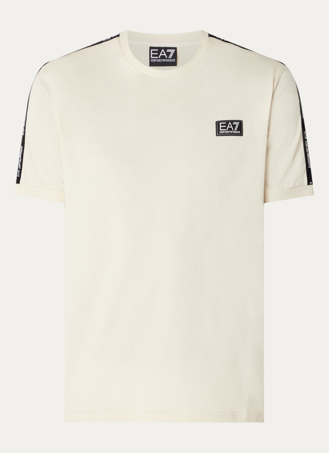Armani T-shirt met logo - voorkant 3 beige