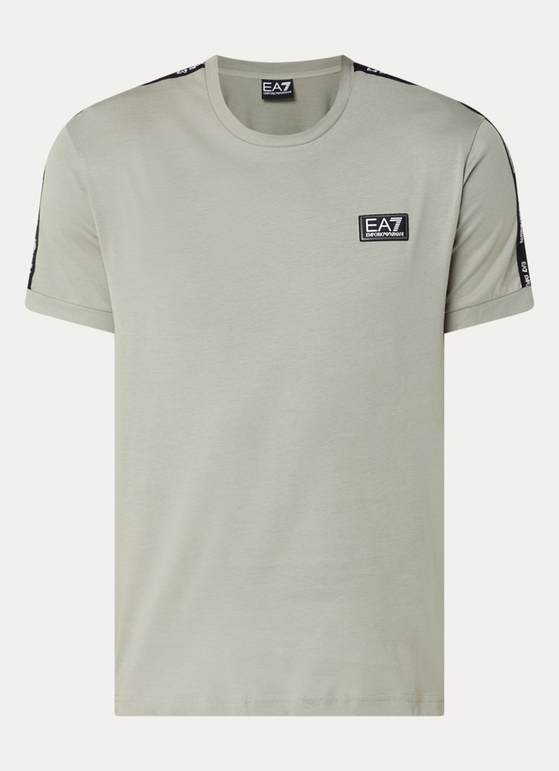Armani T-shirt met logo - voorkant 2 legergroen