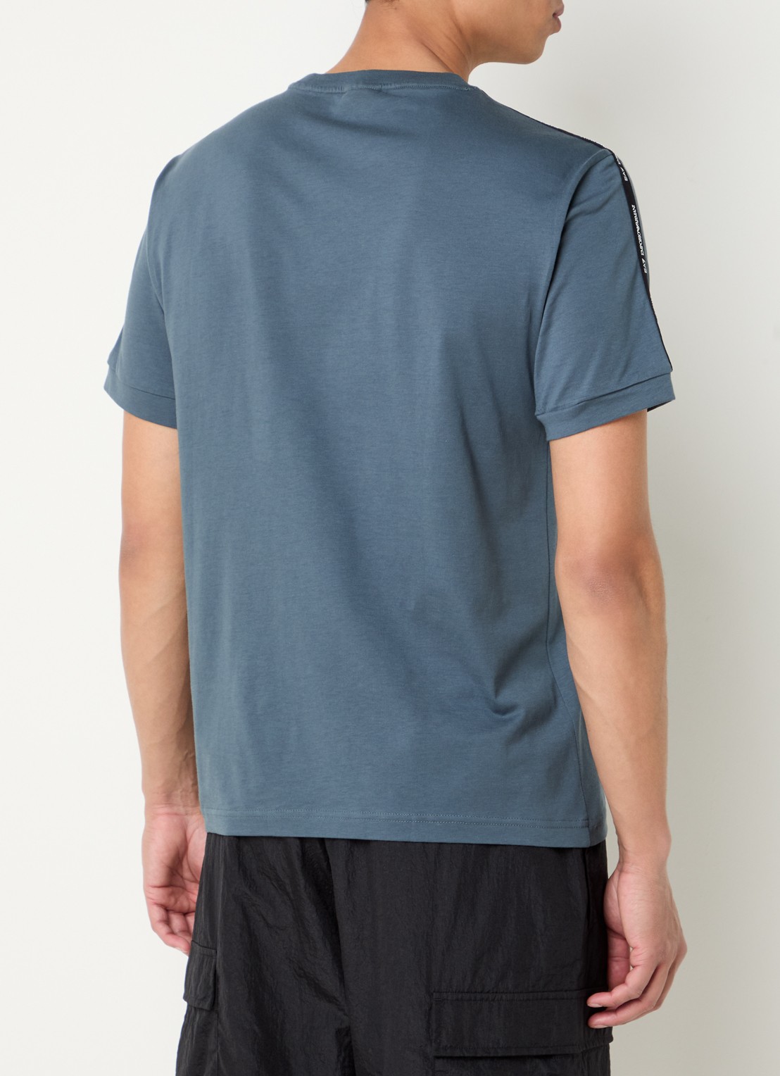 Armani T-shirt met logo - achterkant donkergrijs