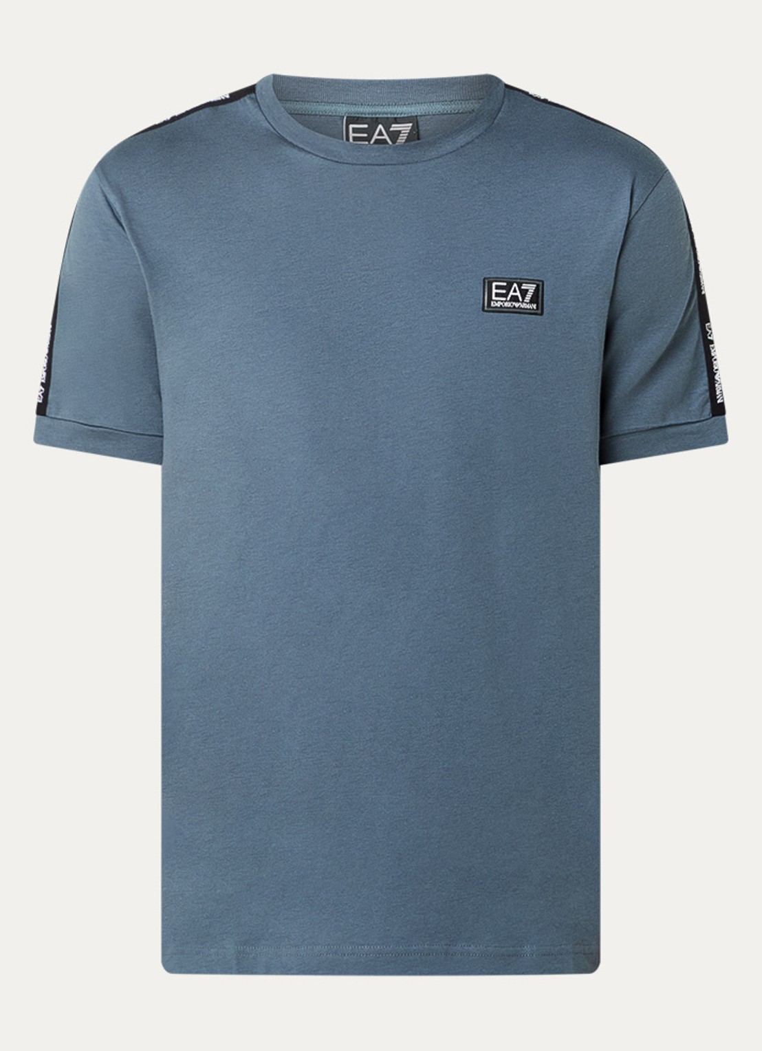 Armani T-shirt met logo - voorkant 2 donkergrijs