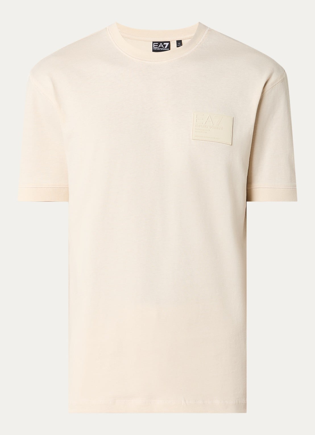Armani T-shirt met logo - voorkant 3 beige