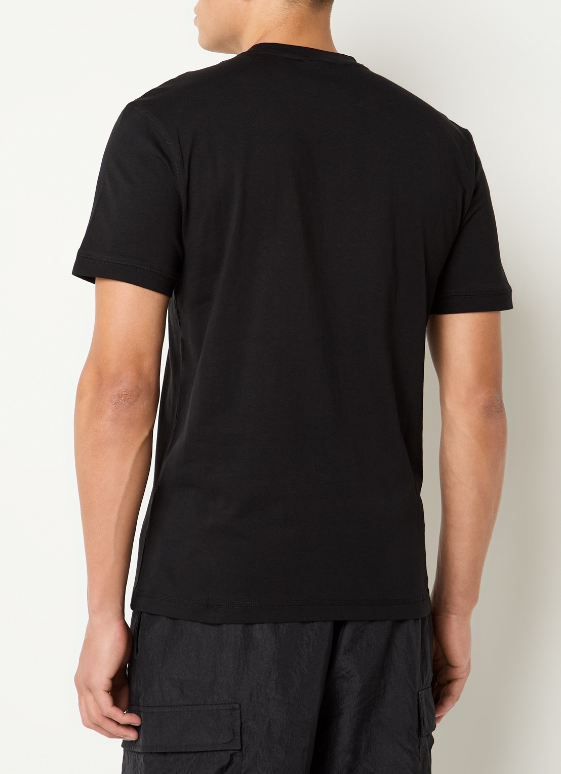 Armani T-shirt met logo - achterkant 4 zwart