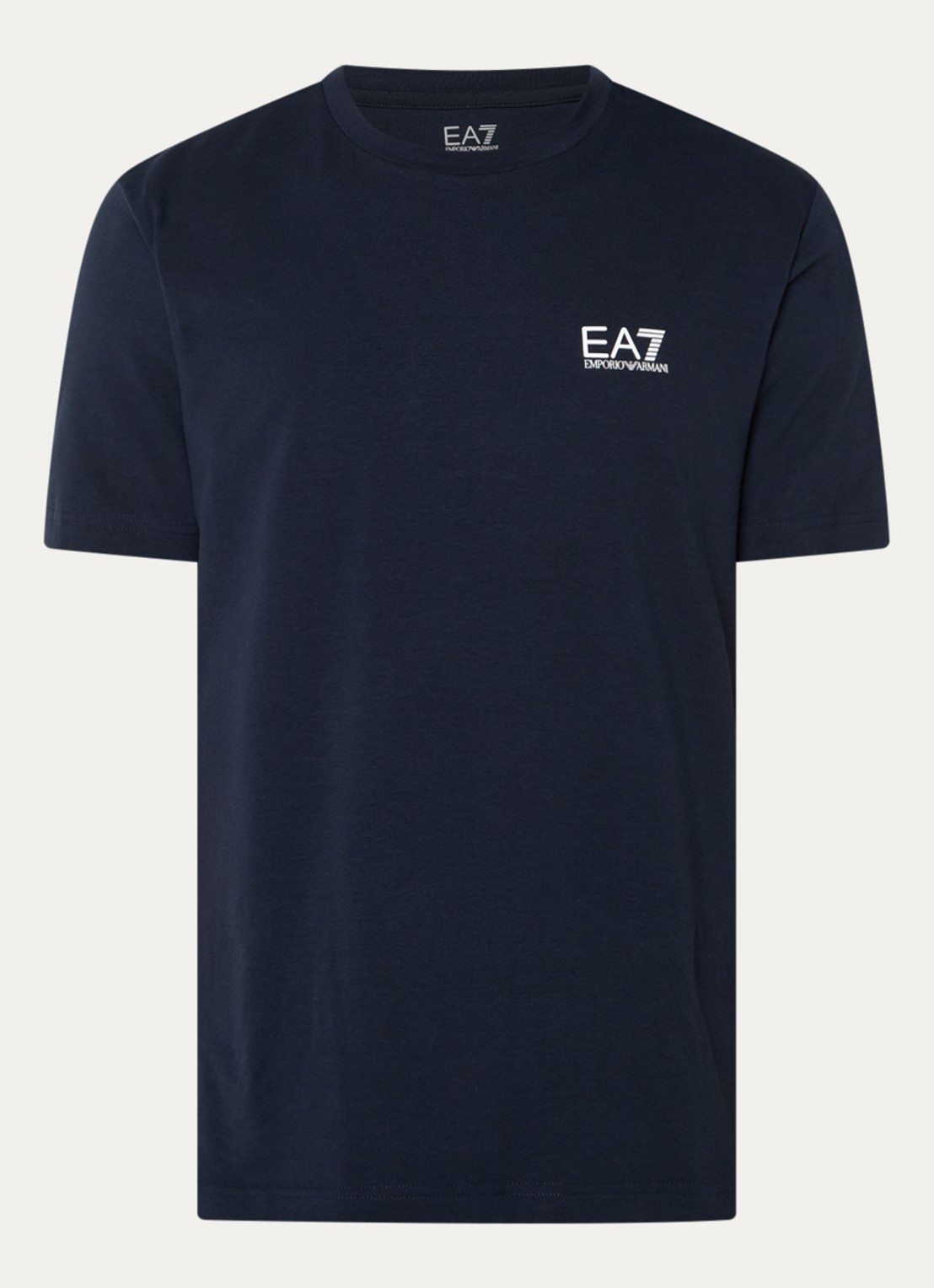 Armani T-shirt met logo - voorkant donkerblauw