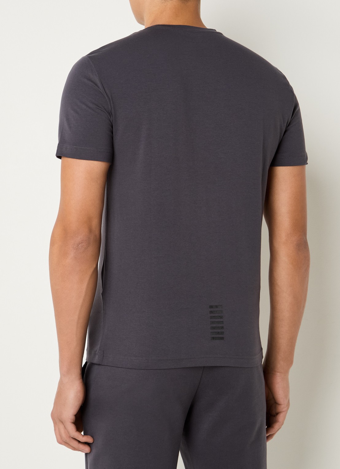 Armani T-shirt met logo - achterkant 4 antraciet