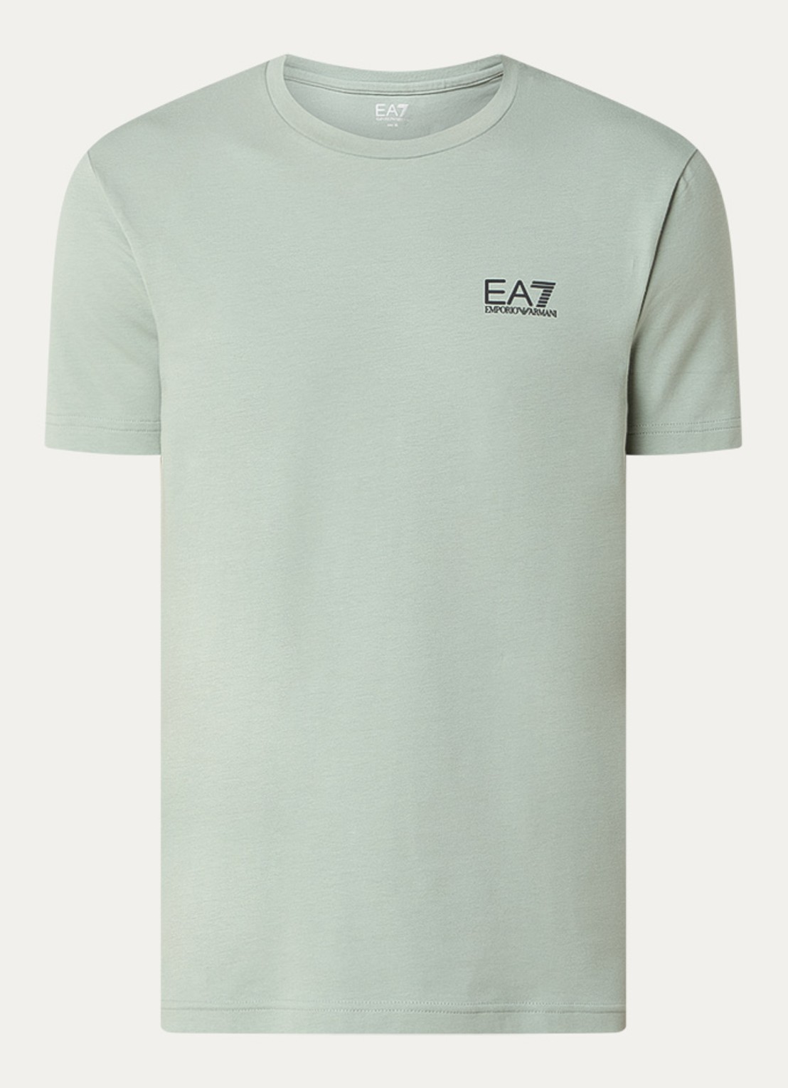 Armani T-shirt met logo - voorkant lindegroen