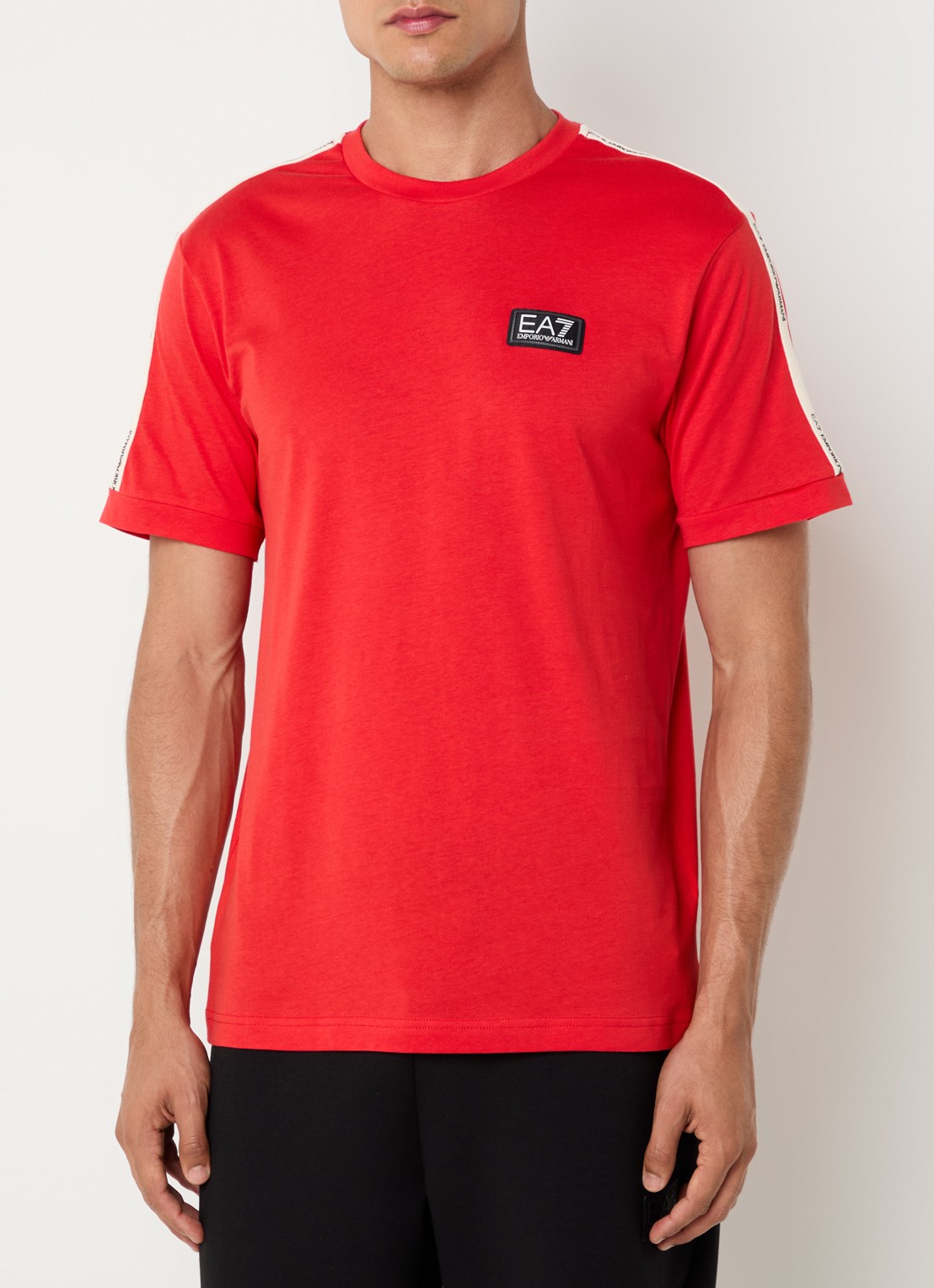 Armani T-shirt met logo - detail 3 rood