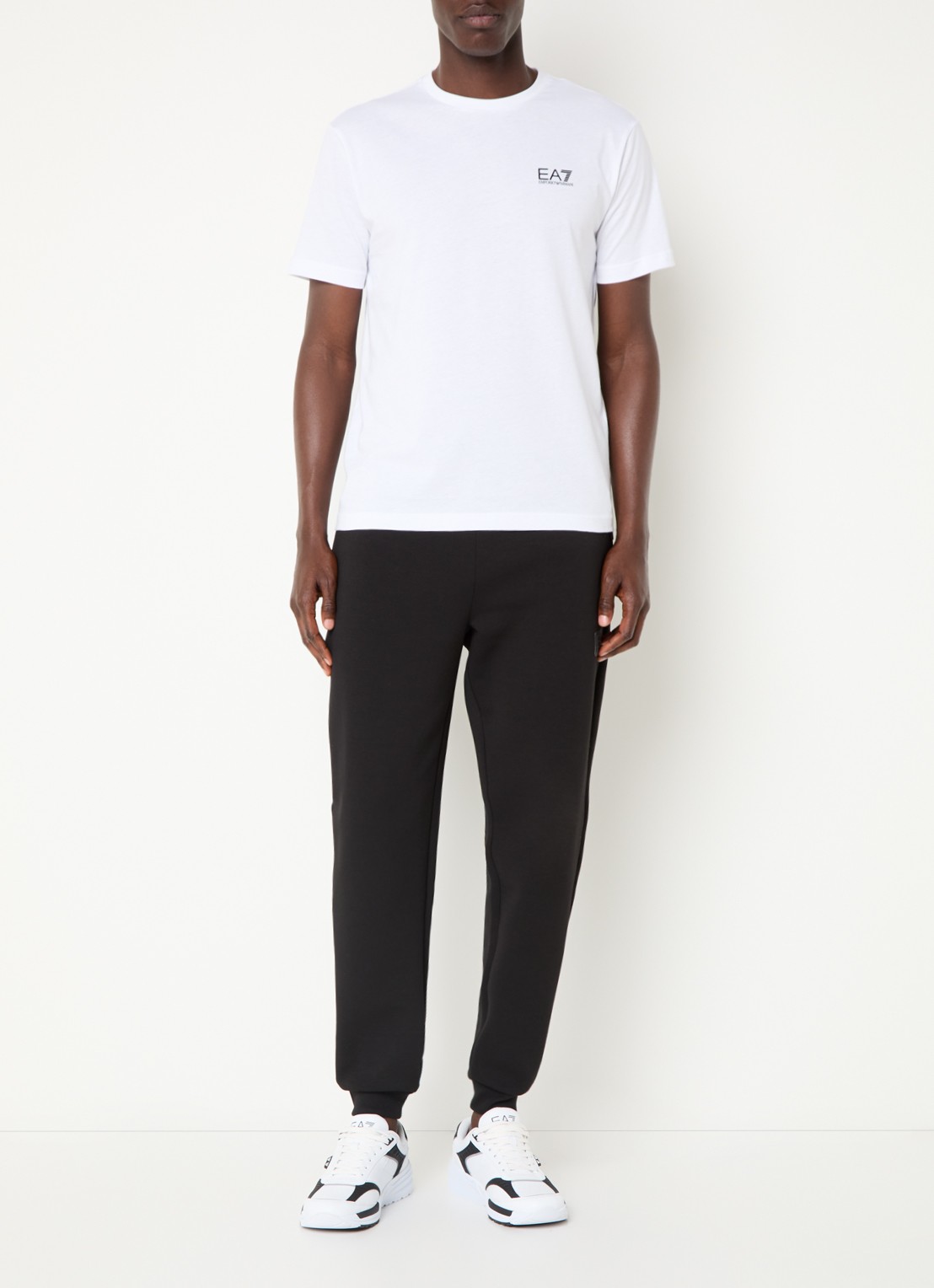 Armani T-shirt met logo - voorkant 2 wit