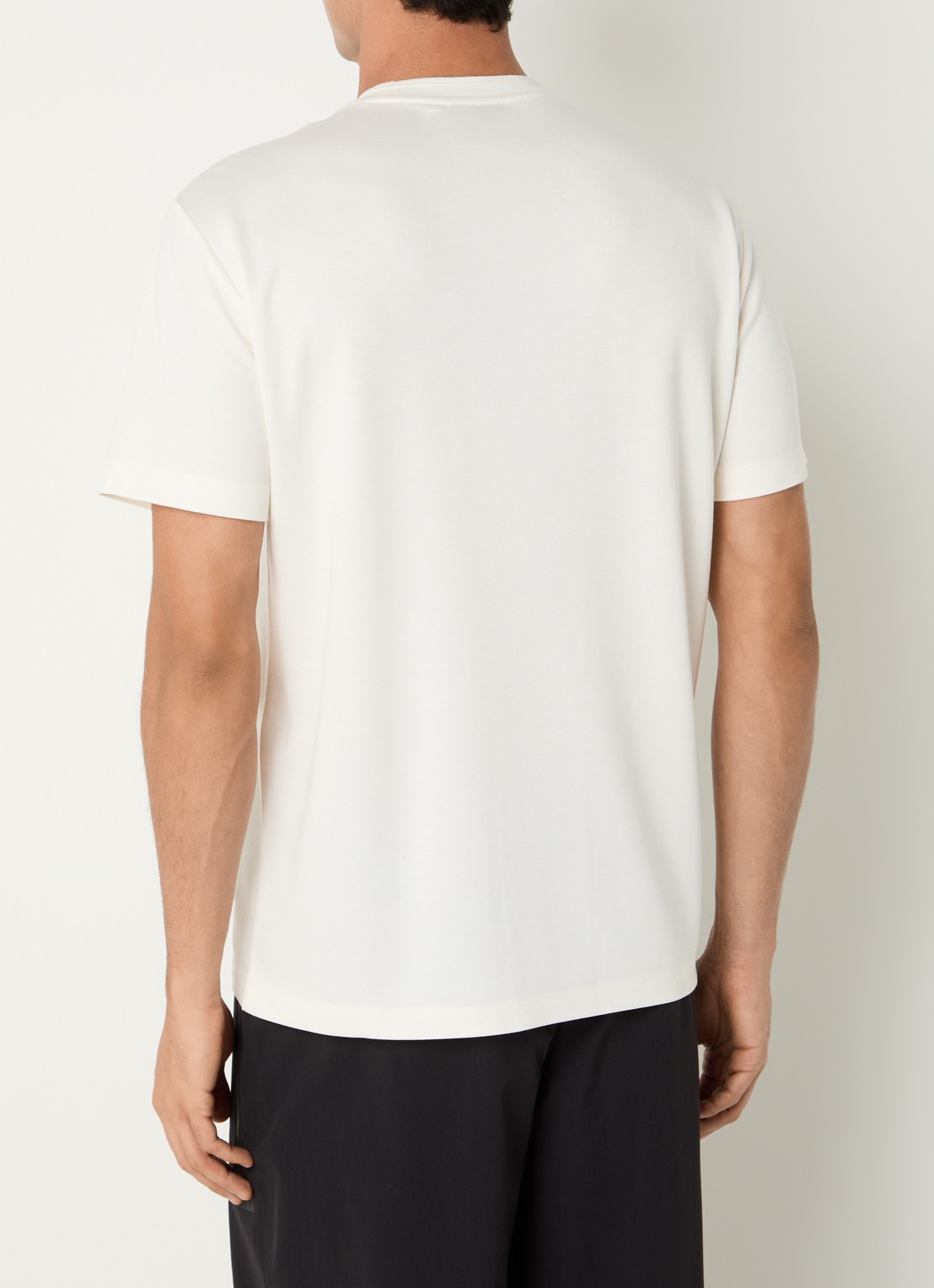 Armani T-shirt met logo - achterkant 3 gebroken wit