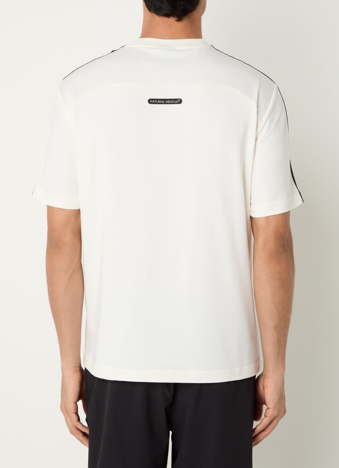 Armani T-shirt met logo - achterkant 3 gebroken wit