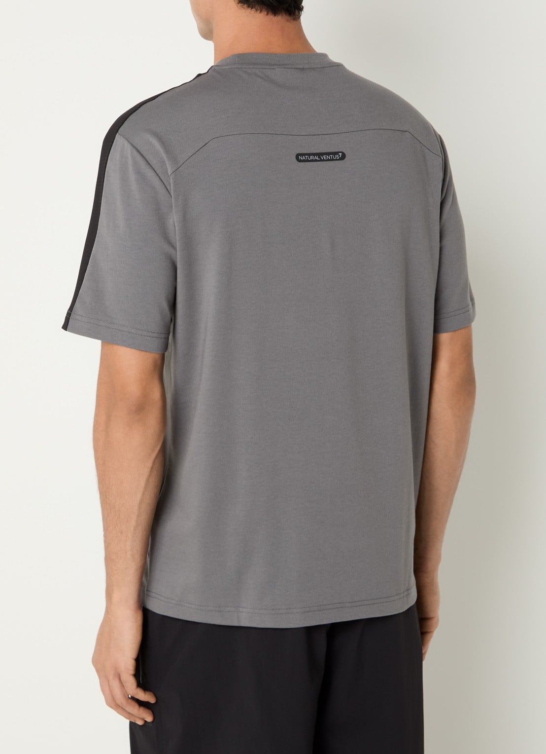 Armani T-shirt met logo - achterkant grijs