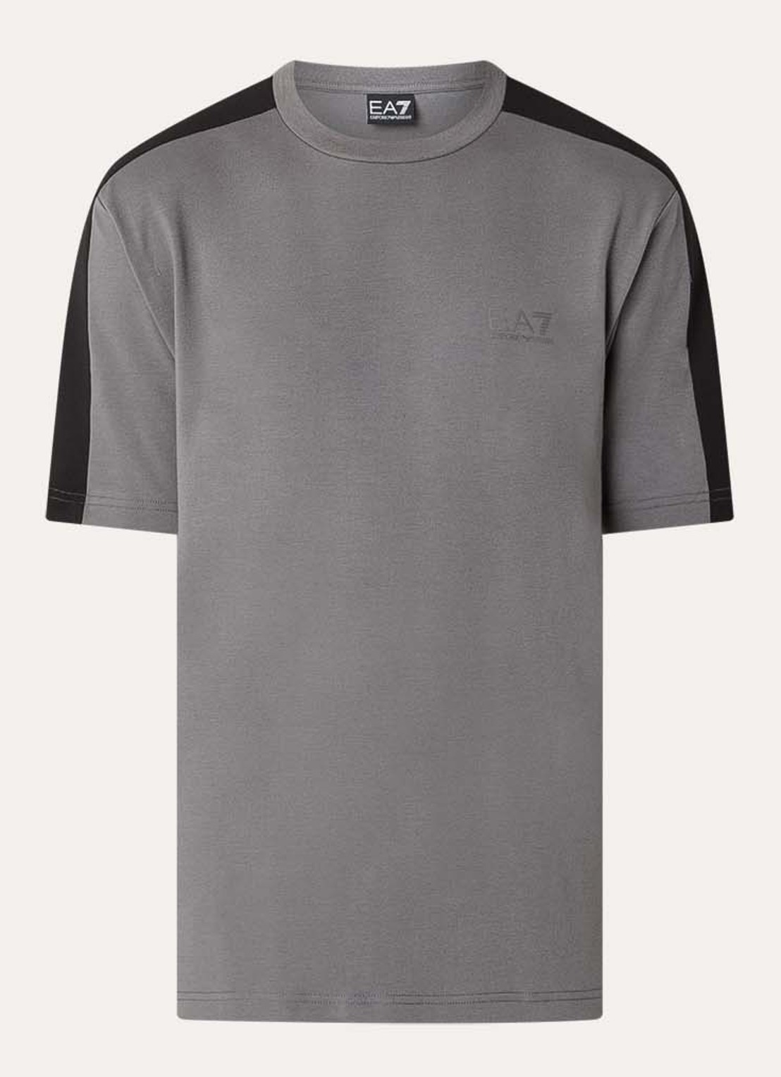 Armani T-shirt met logo - voorkant 2 grijs