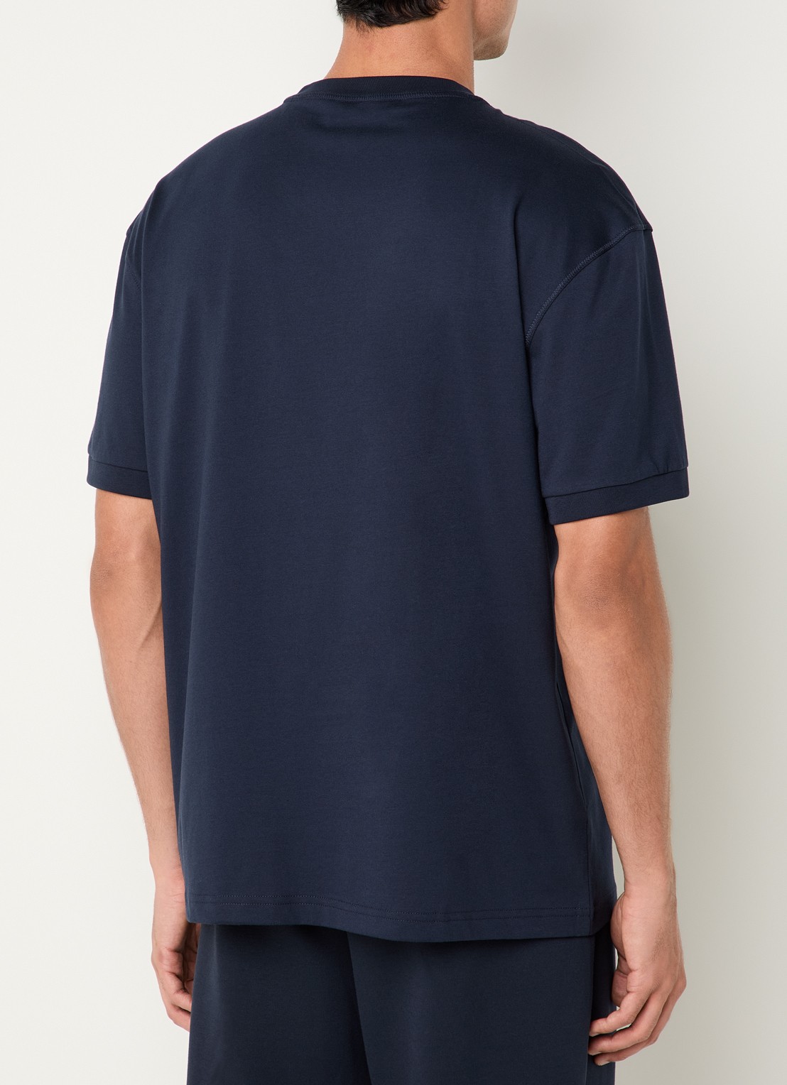 Armani T-shirt met logo - achterkant 4 blauw
