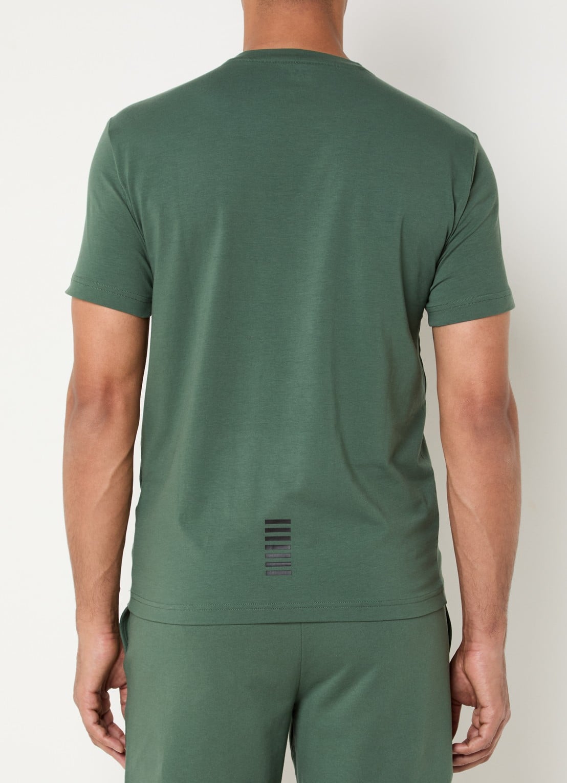 Armani T-shirt met logo - achterkant 4 donkergroen