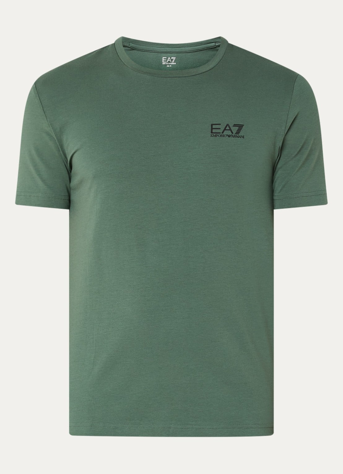 Armani T-shirt met logo - voorkant 2 donkergroen
