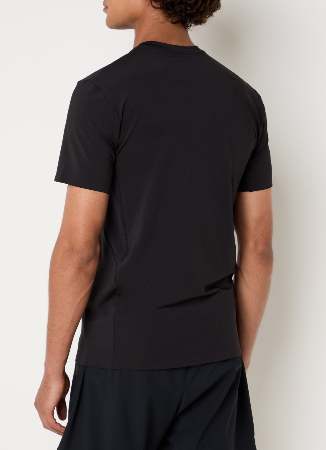 Armani T-shirt met logo - achterkant 3 zwart