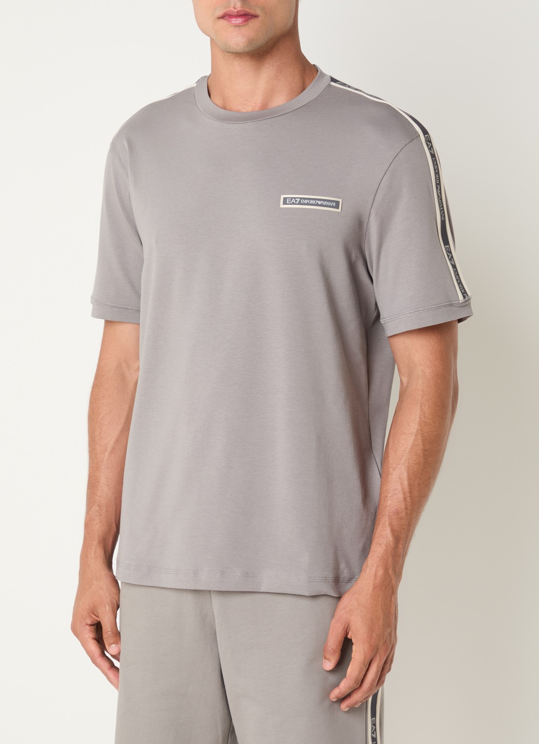 Armani T-shirt met logo - detail 2 grijs