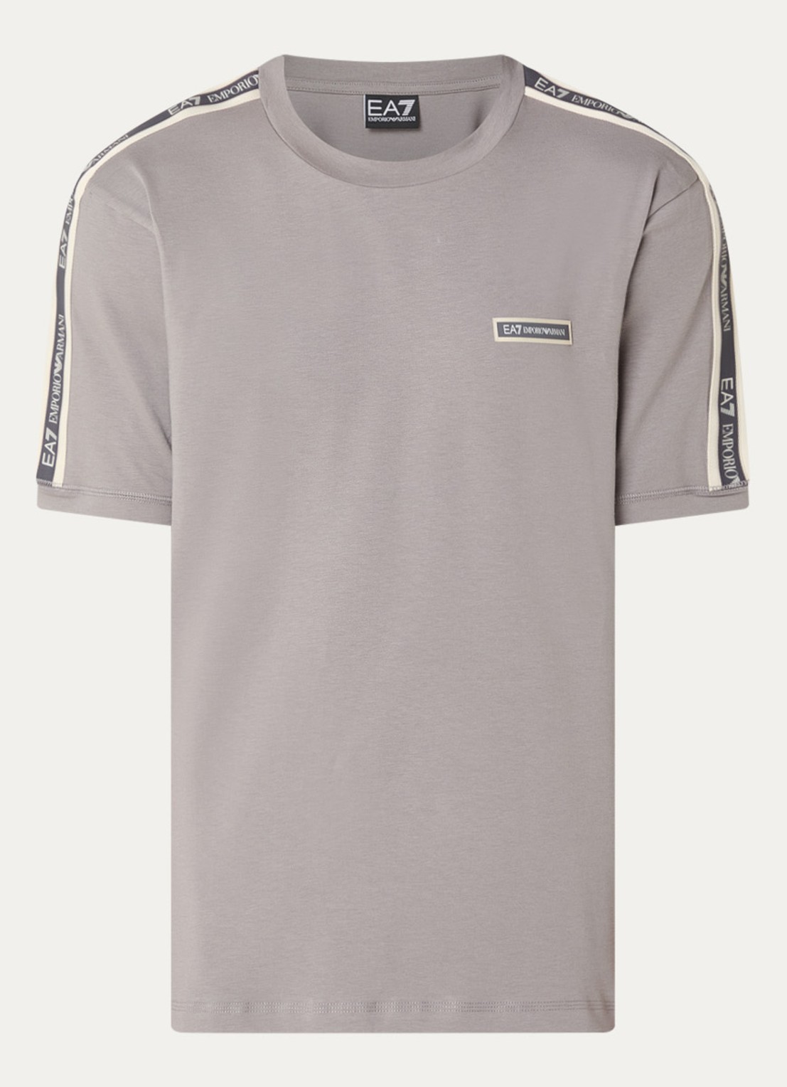 Armani T-shirt met logo - voorkant 3 grijs