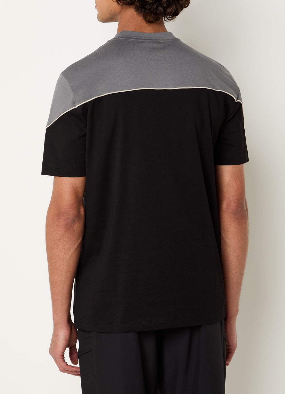 Armani T-shirt met logo - achterkant 2 zwart