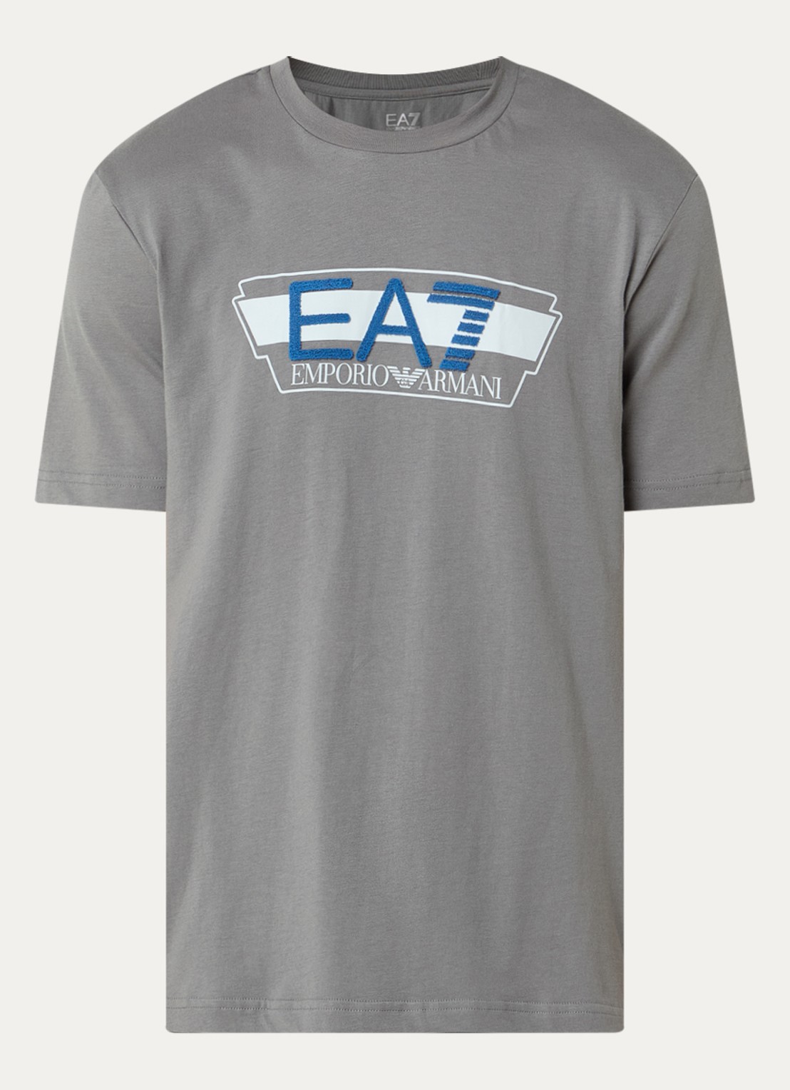 Armani T-shirt met logo - voorkant 3 grijs
