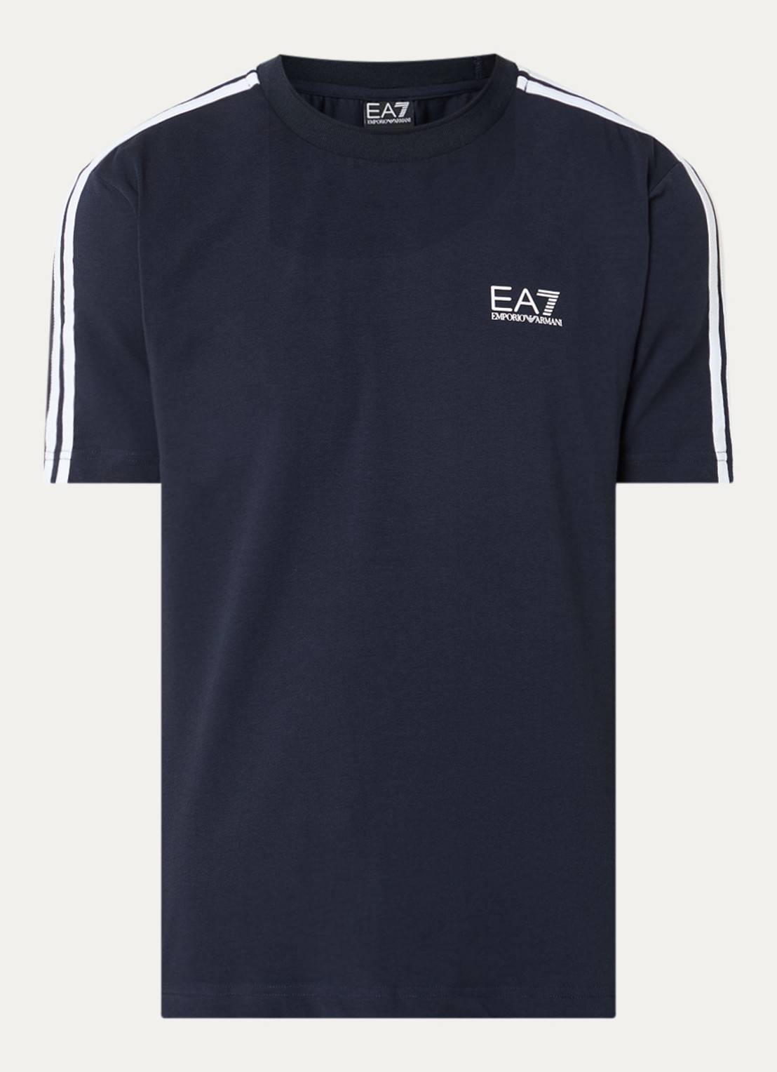 Armani T-shirt met logo - voorkant 2 donkerblauw