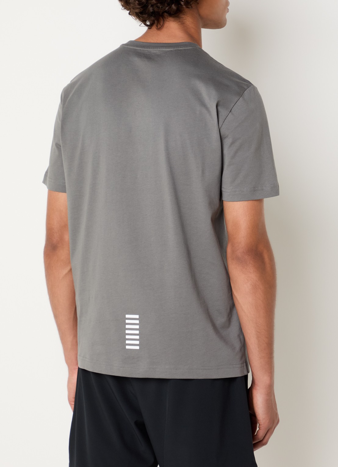 Armani T-shirt met logo - achterkant 3 donkergrijs