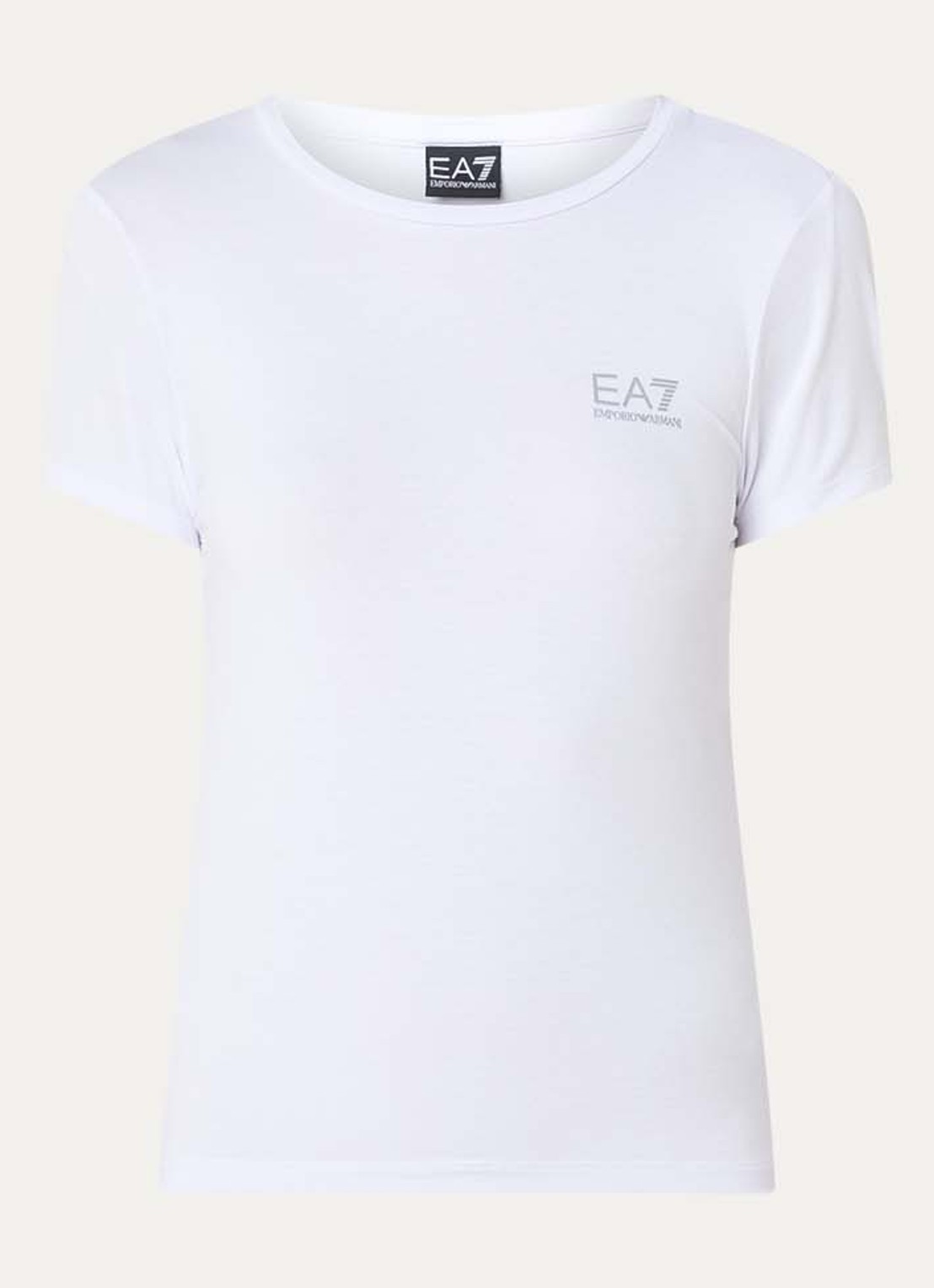 Armani T-shirt met logo - voorkant 2 wit