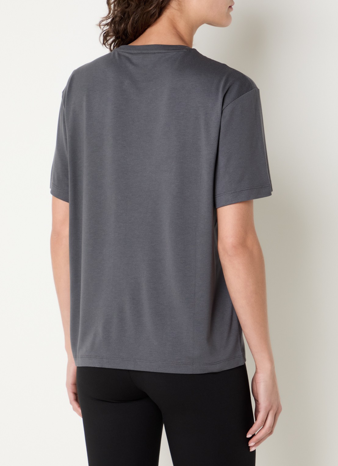 Armani T-shirt met logo - achterkant 4 antraciet