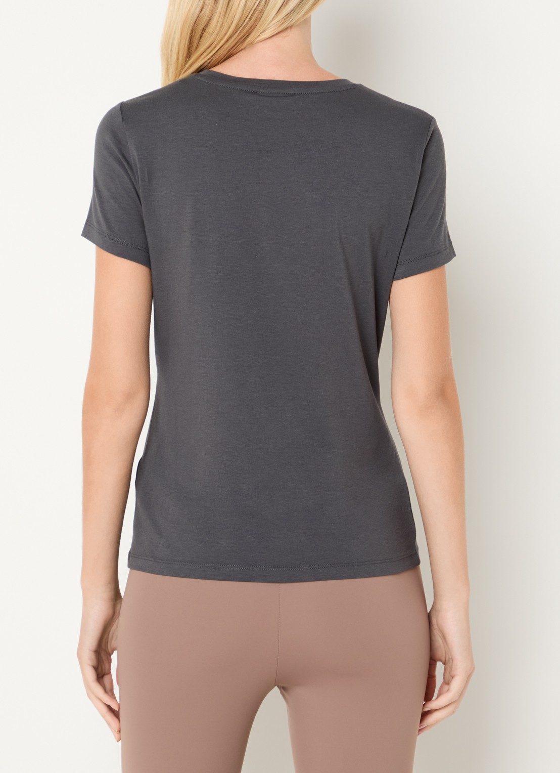 Armani T-shirt met logo - achterkant 4 antraciet