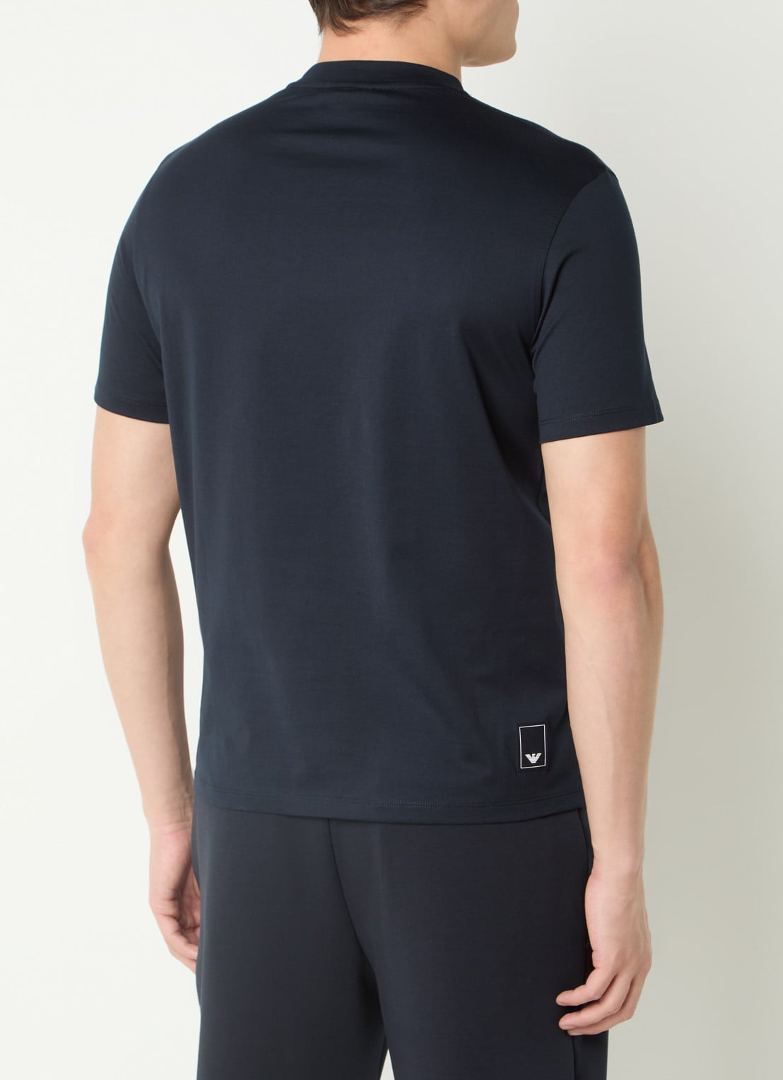 Armani T-shirt met logo - achterkant 3 donkerblauw