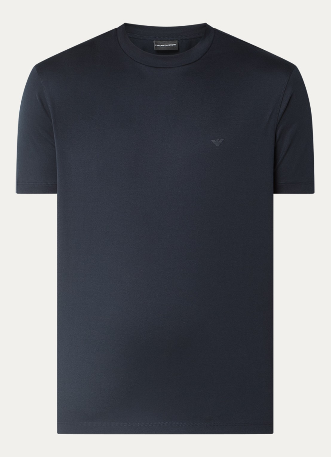 Armani T-shirt met logo - voorkant donkerblauw