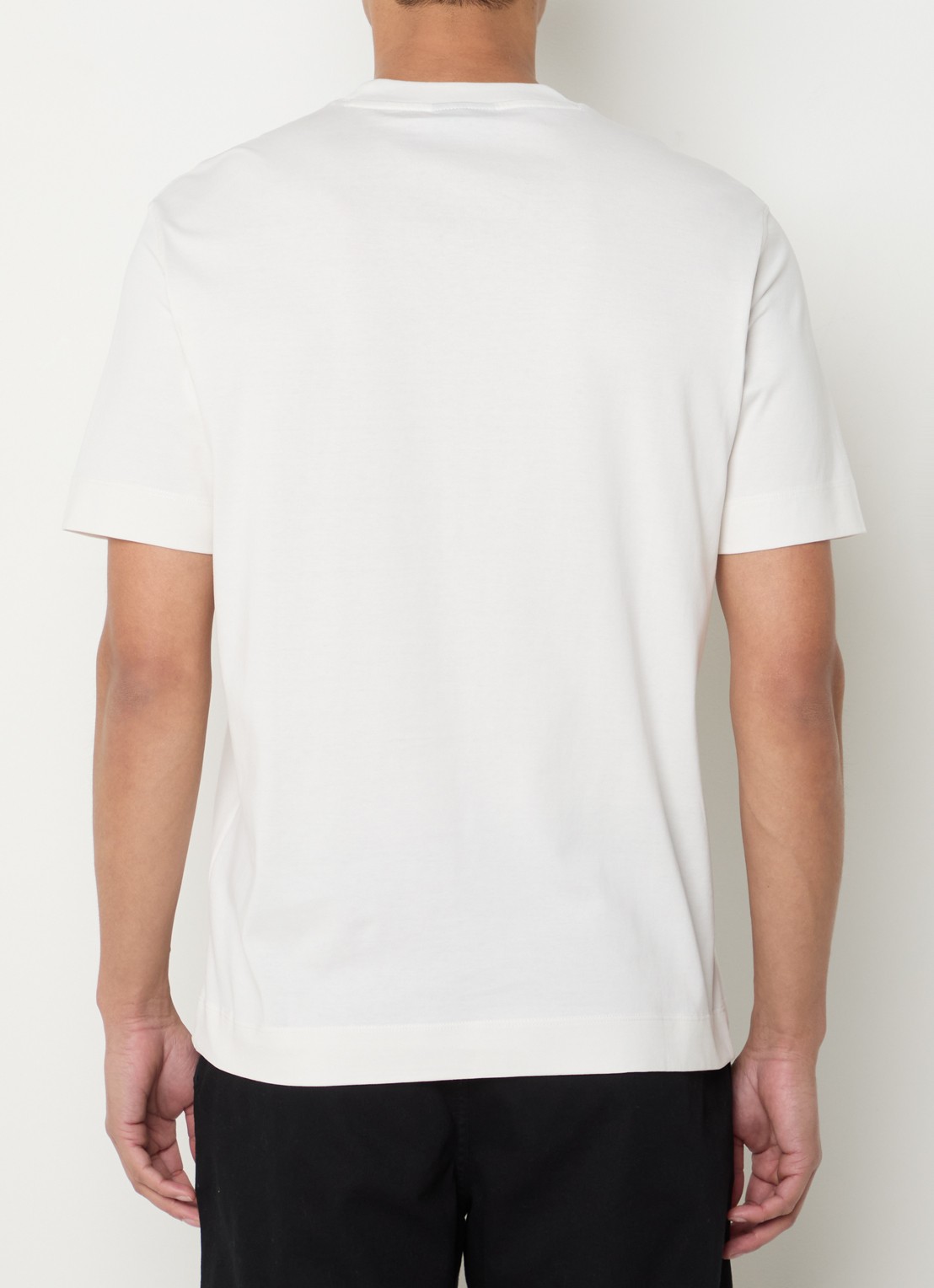 Armani T-shirt met logo - achterkant 4 gebroken wit