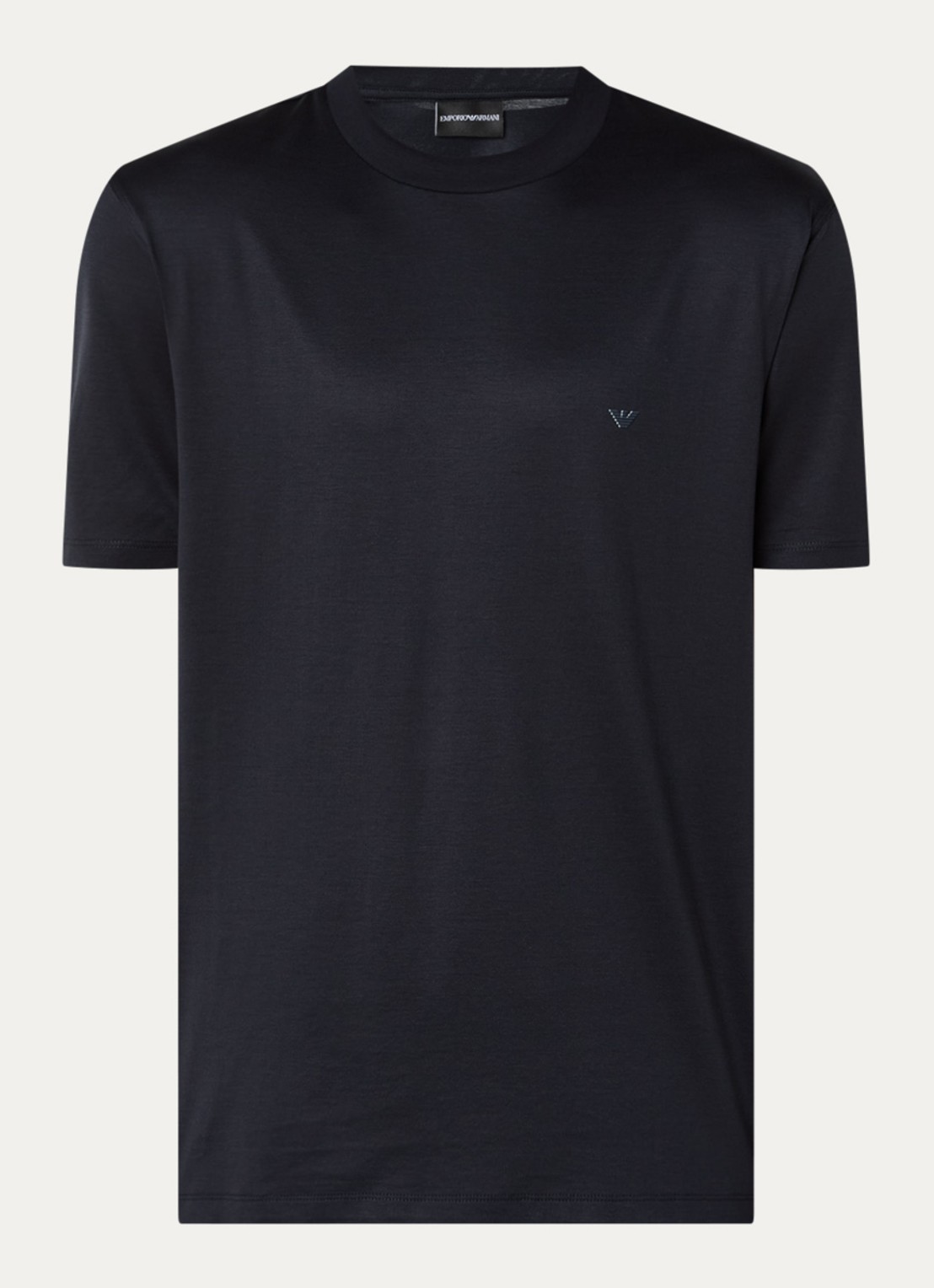 Armani T-shirt met logo - voorkant 2 donkerblauw