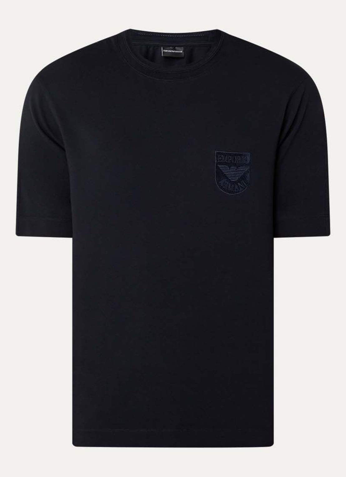 Armani T-shirt met logo - voorkant 3 donkerblauw
