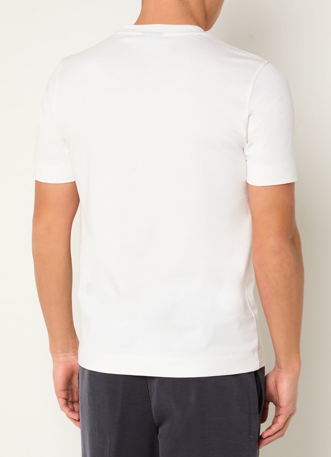 Armani T-shirt met logo - achterkant wit