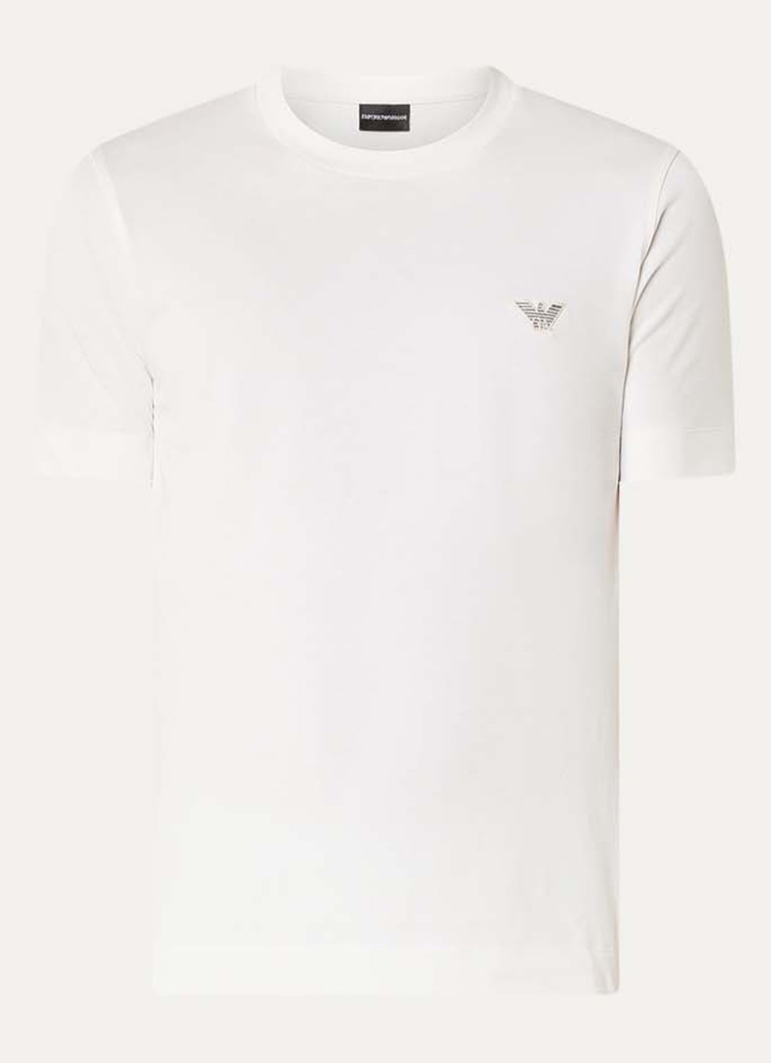 Armani T-shirt met logo - voorkant 3 wit