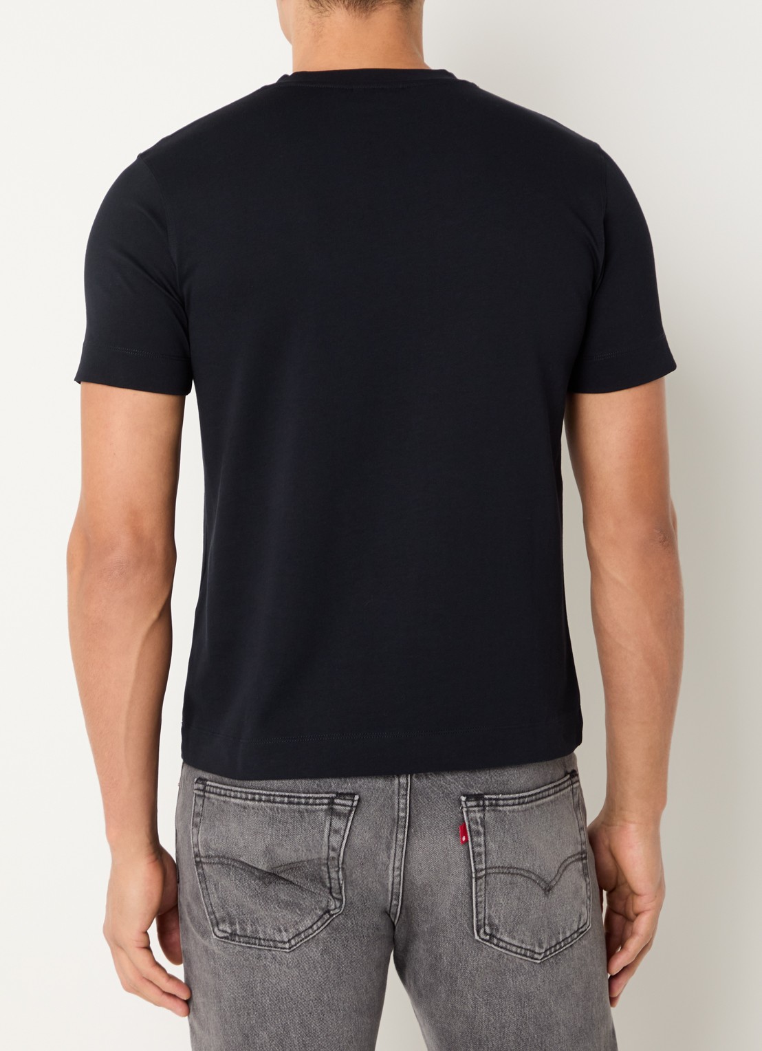 Armani T-shirt met logo - achterkant 4 blauw