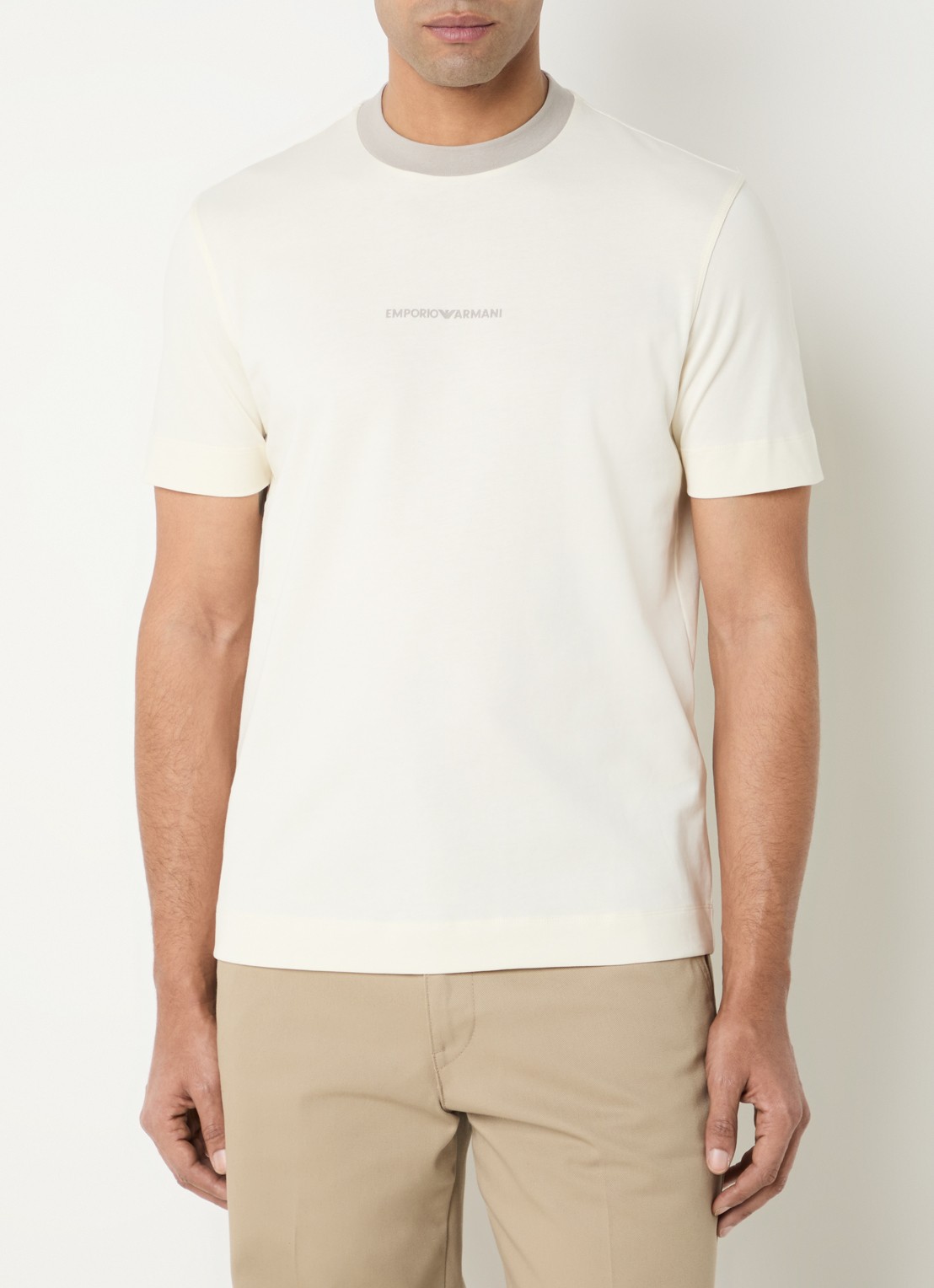 Armani T-shirt met logo - achterkant 4 wit