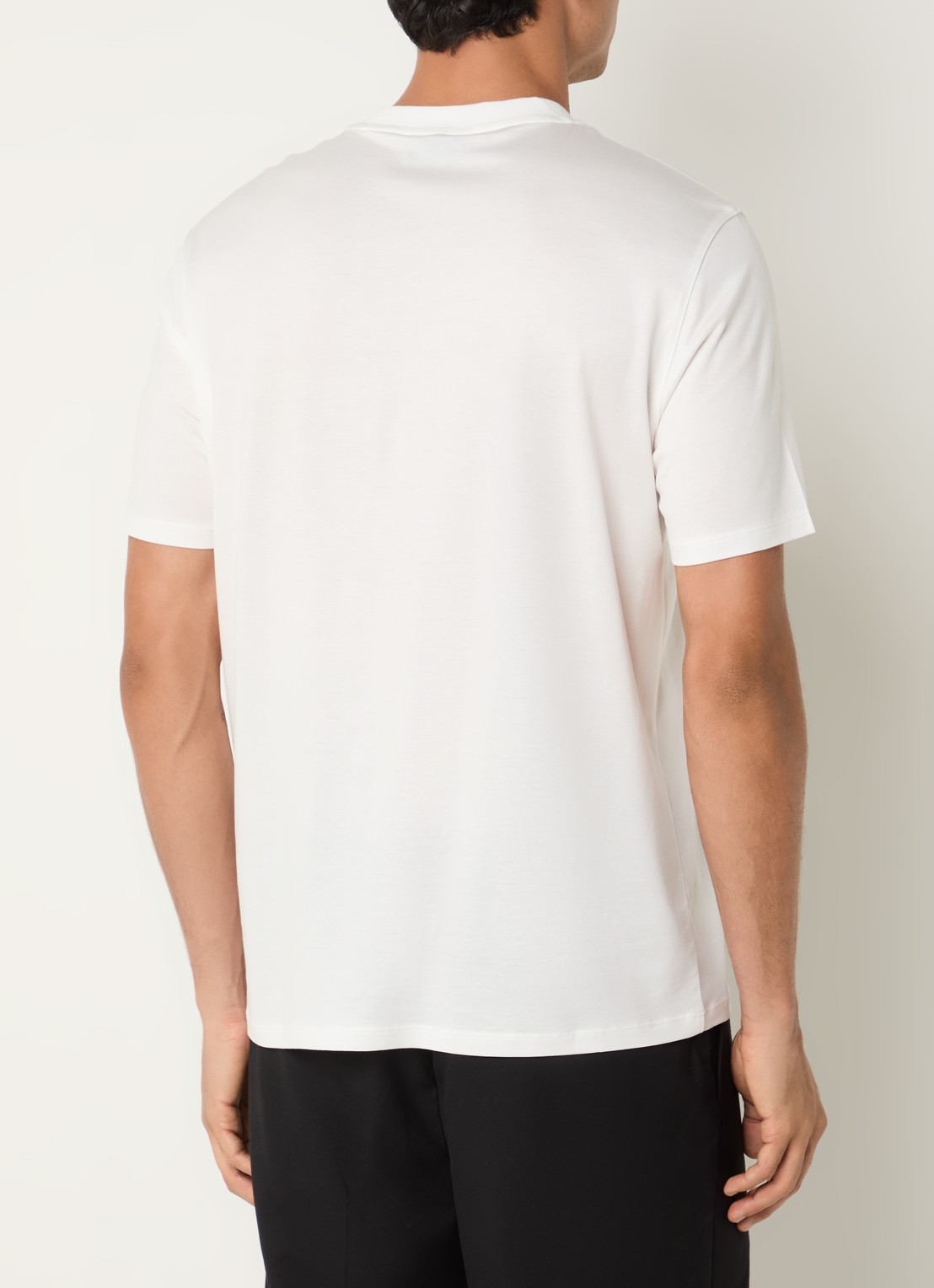 Armani T-shirt met logo - achterkant wit