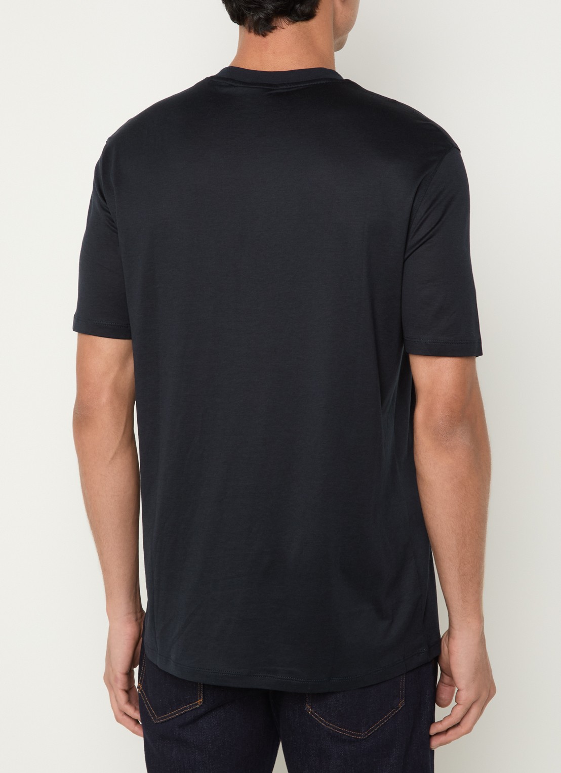 Armani T-shirt met logo - achterkant 4 donkerblauw