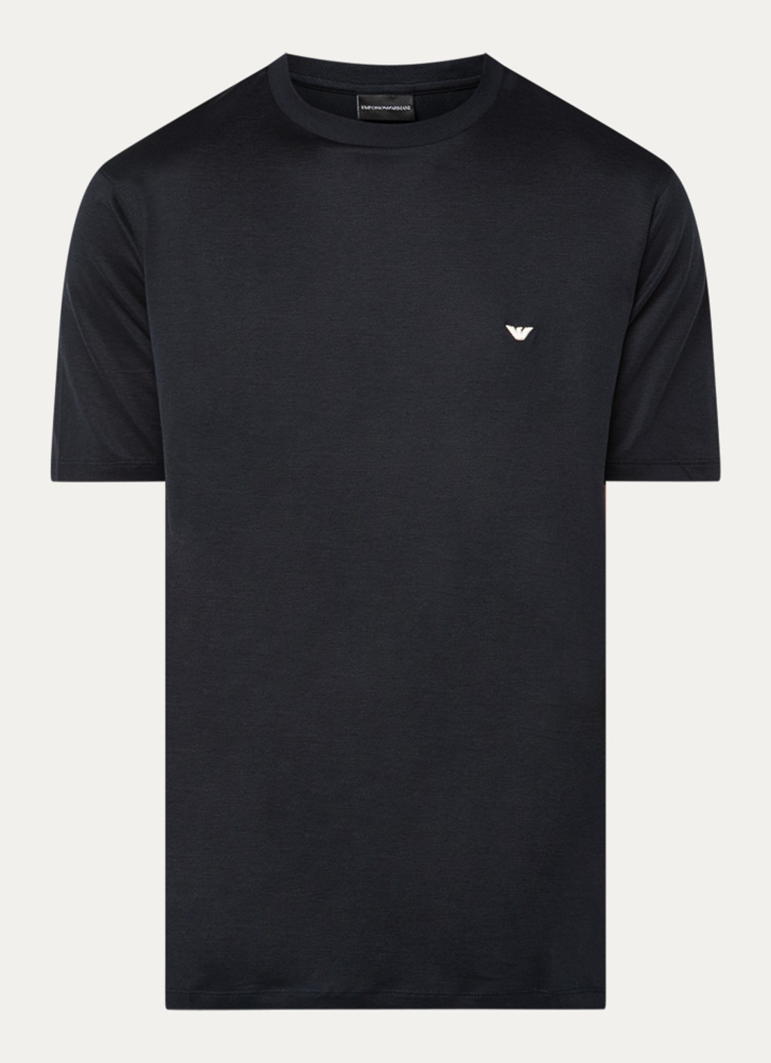 Armani T-shirt met logo - voorkant donkerblauw