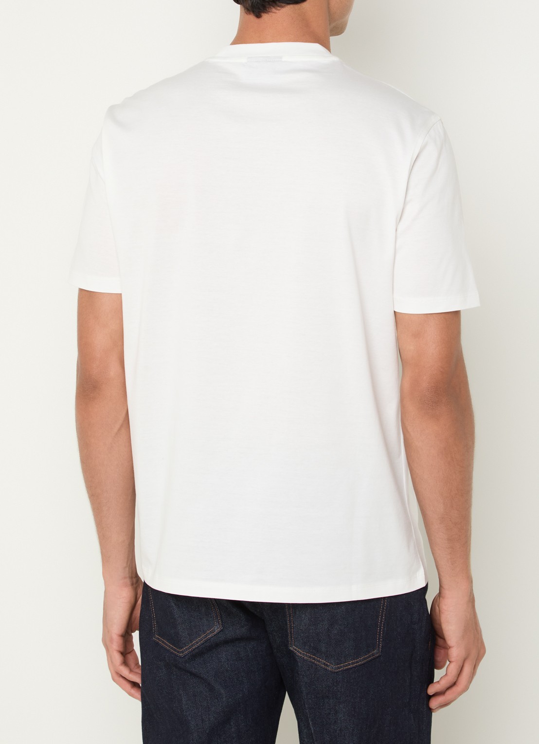 Armani T-shirt met logo - achterkant 4 wit