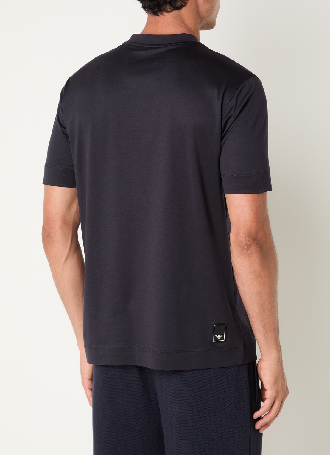 Armani T-shirt met logo - achterkant 4 donkerblauw