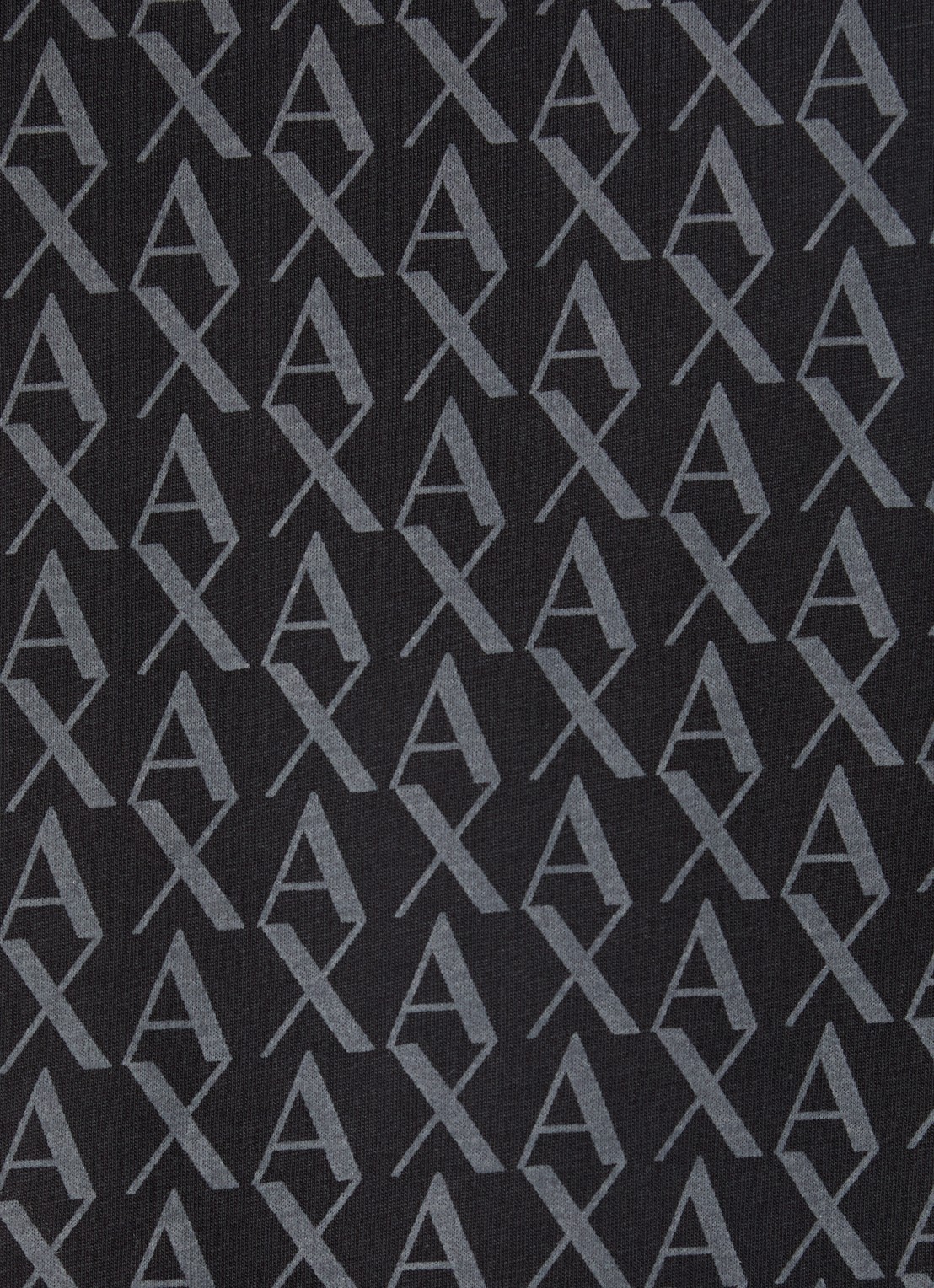 Armani T-shirt met logoprint - detail 2 zwart