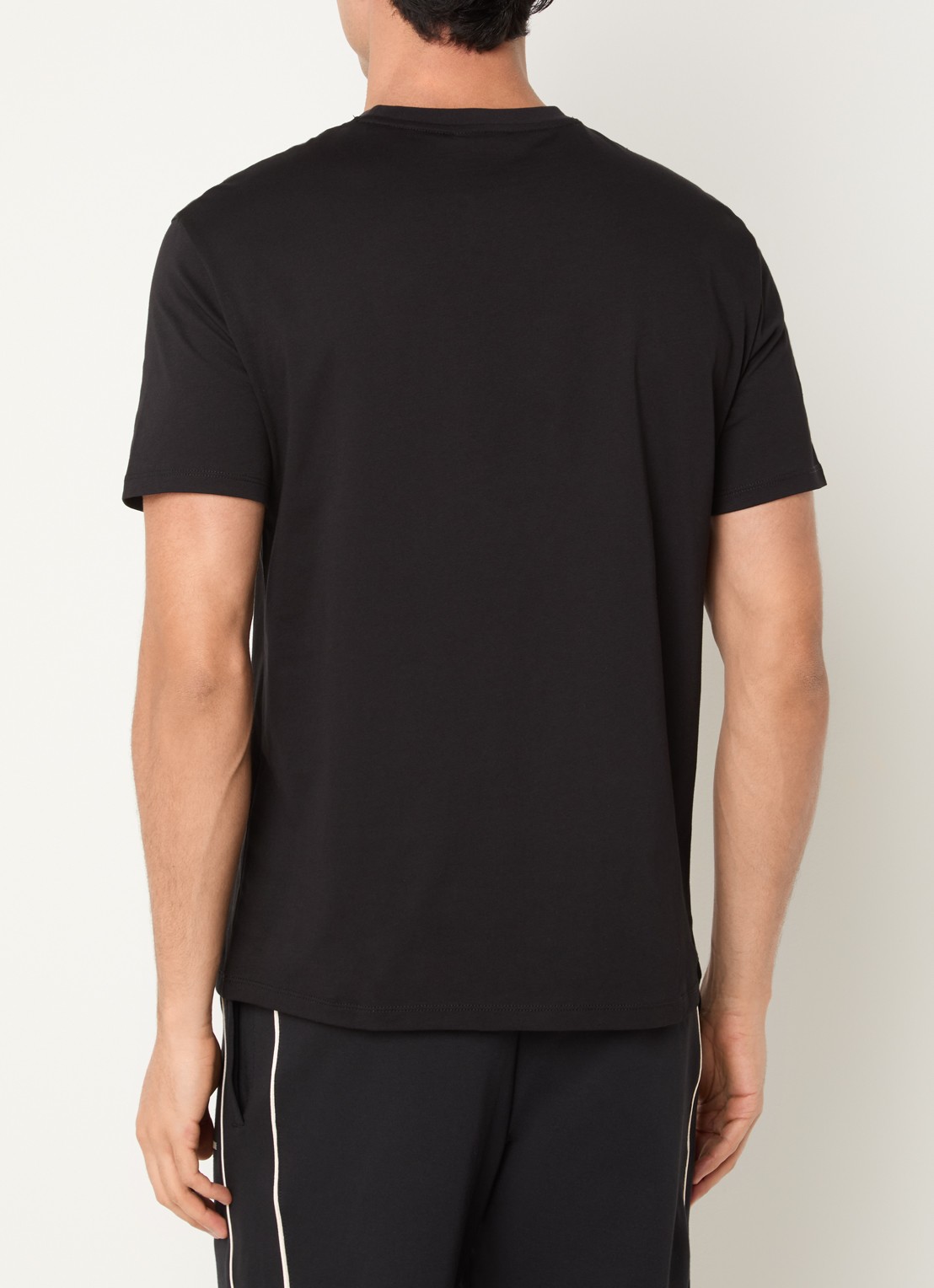 Armani T-shirt met logoprint - achterkant 4 black-uc001