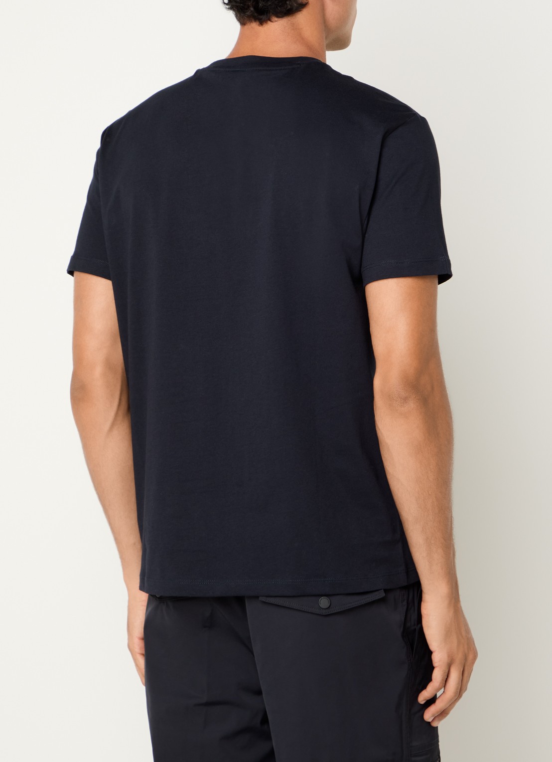 Armani T-shirt met logoprint - achterkant 4 donkerblauw