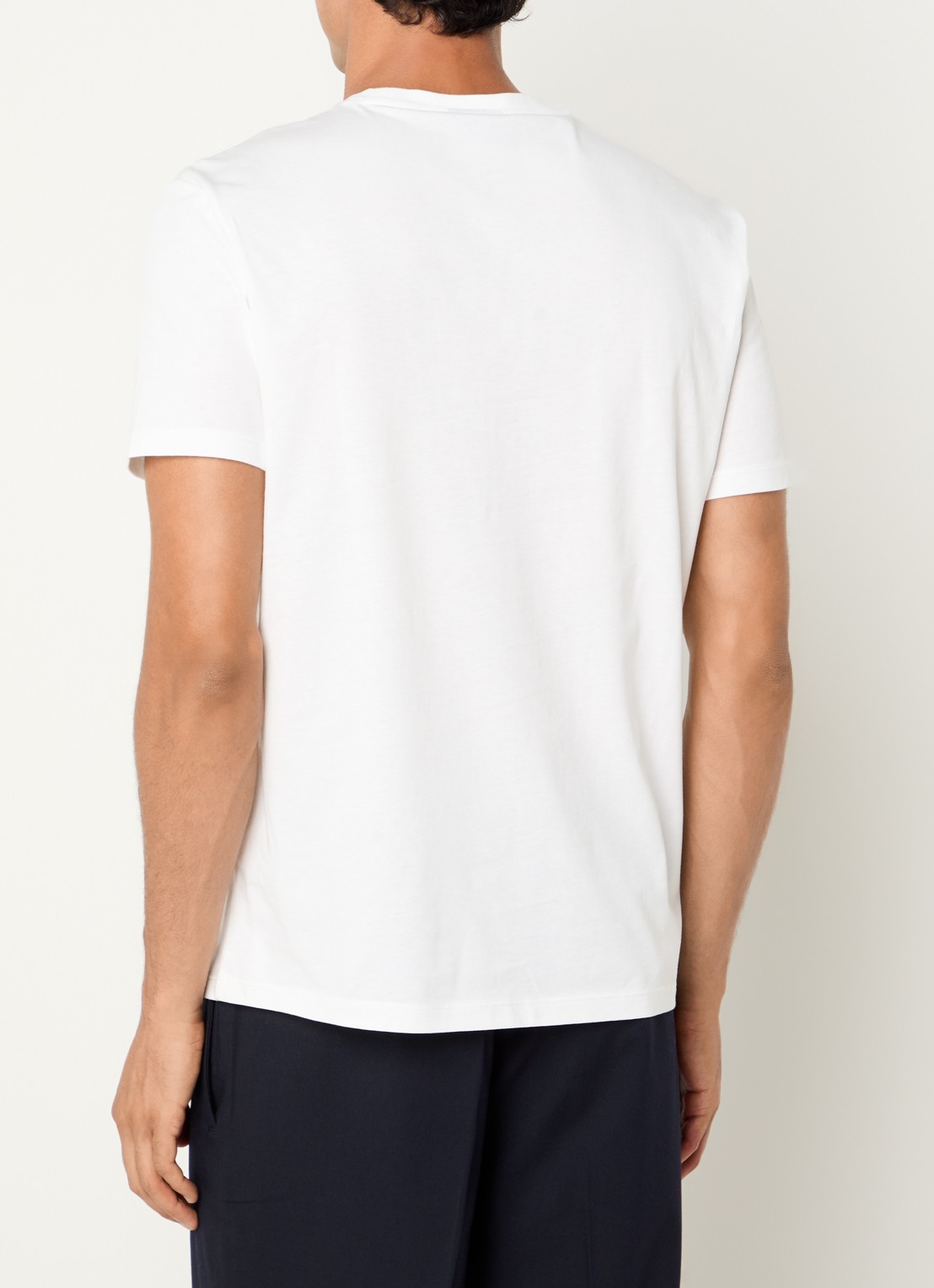 Armani T-shirt met logoprint - achterkant 4 taupe